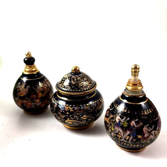 Venus Series Pallini Atiki Other - 3 Perfume Bottles Petite Trio Made in Greece Venus Series Pallini Atiki